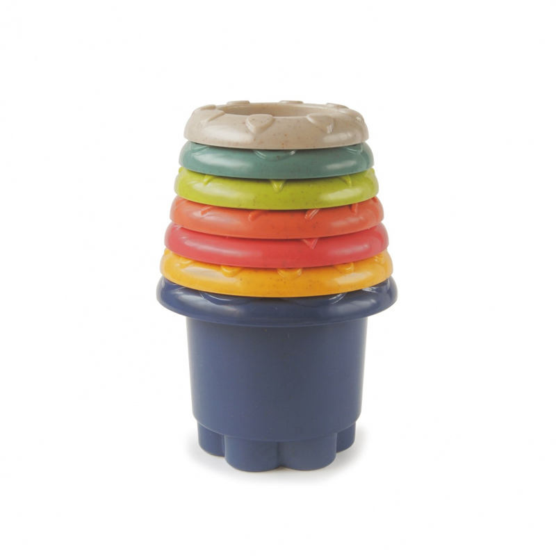 Bio Rainbow Stackers Products Tolo Toys Award winning educational toys for infants