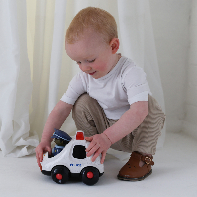 Bio First Friends Police Car Tolo Bio Products Tolo Toys Award winning educational toys for infants